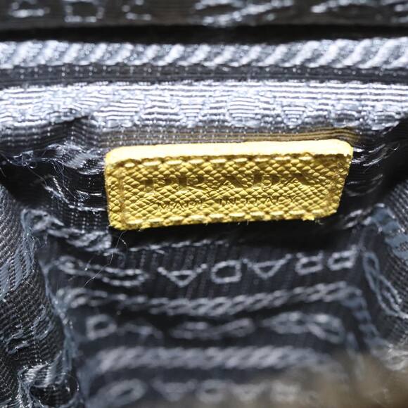 PRADA Shoulder Bag Nylon Yellow - Picture 16 of 16